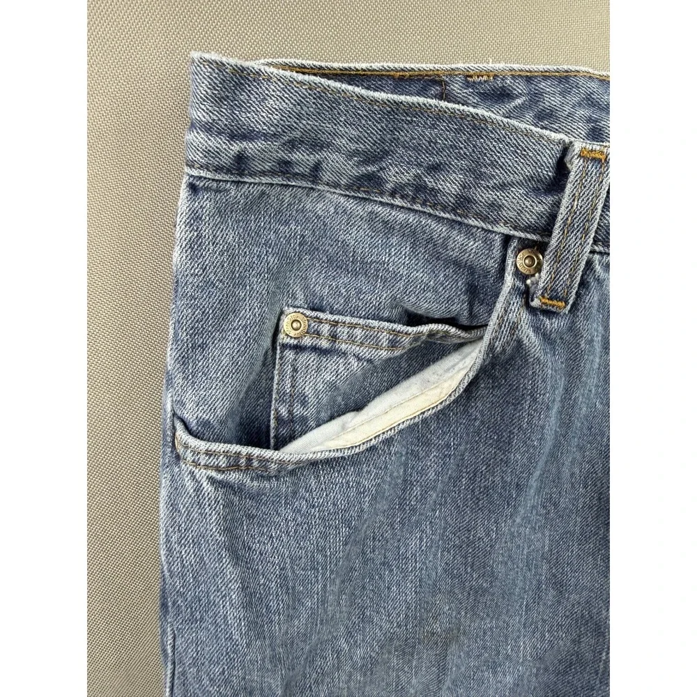 Wrangler Relaxed Fit Jeans Mens‎ Blue Denim 5-Pocket Straight Leg 34x28